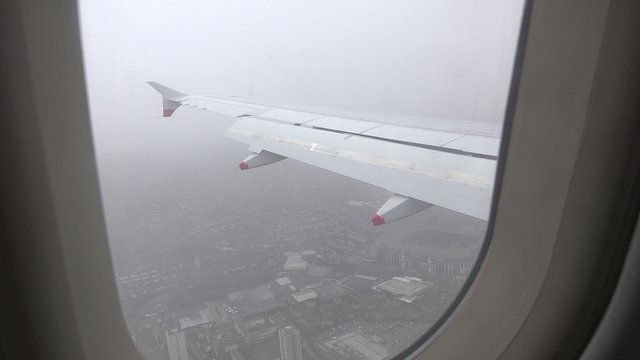 Landing in London Heathrow