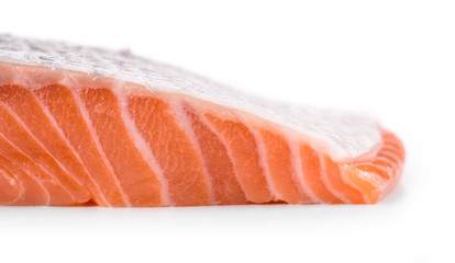 Fresh uncooked fish fillet texture.