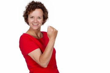 Jubelnde Frau