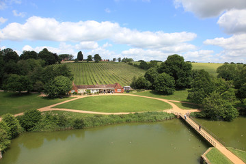 Obraz premium rural landscape in Sussex, England