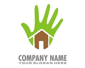palm house logo image vector
