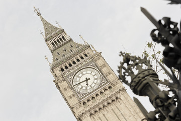 Clock Tower, Big Ben, London, England 