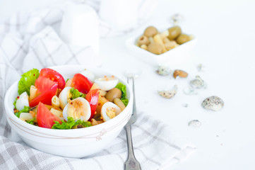 fresh vegetable salad
