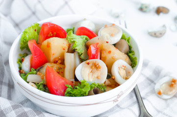 fresh vegetable salad
