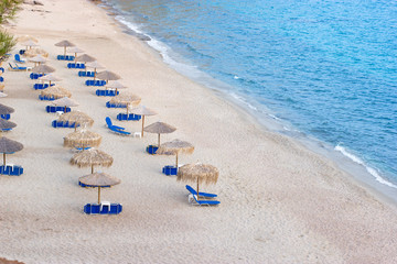 Beach Metalia on island Thassos/Greece