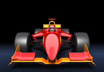 Obrazy na Plexi  Ogólny czerwony samochód wyścigowy