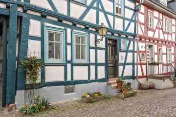 Fachwerkhäuser in Idstein im Taunus