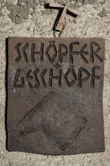 10. Station des Kreuzweges, Vinzenz Burri, Wesemlin, Luzern, Schweiz