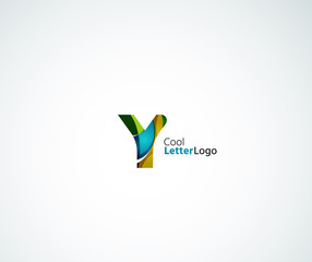 Naklejka premium Vector letter logo