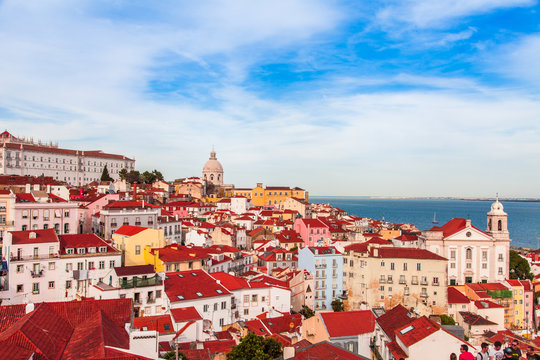 Lisbon Cityscape view, Portugal
