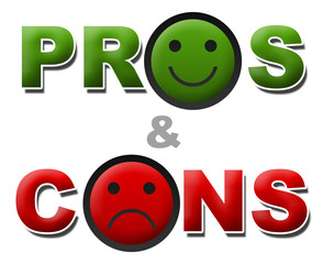 Pros And Cons Smile Sad 