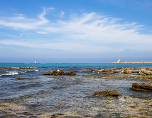 seascape of Livorno fron Terrazza Mascagni