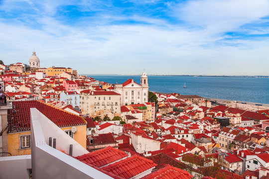 Lisbon Cityscape view, Portugal