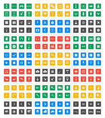 Universal vector icon set