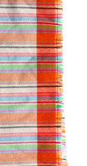 multi color plaid textile fabric background.