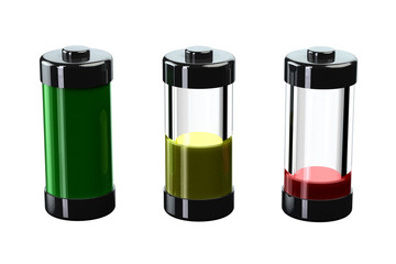Fototapeta premium Concept - battery charge