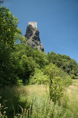 ruin of castle Trosky