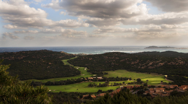 landscape sardinia cala di volpe golf club