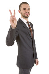 businessman thumb up