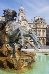 Fototapeta na wymiar The Bartholdi Fountain