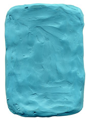Bright Blue Plasticine Background Design Template - 83313600