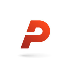 Letter P logo icon design template elements