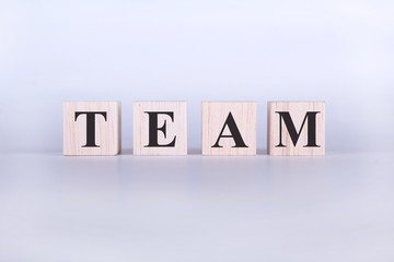 Fototapeta premium Zdjęcie zespołu słowo kostki