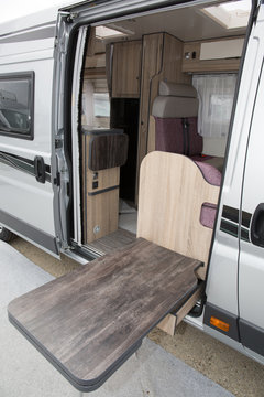 Camping car or Motor home ready to hit the open road