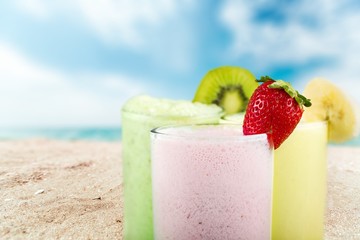 Milk Shake, Smoothie, Drink.