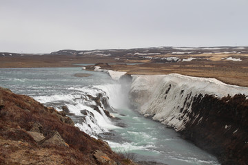 Gullfoss Wasserfall Island