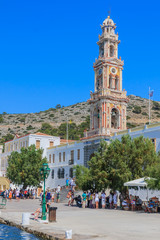 Monastery Panormitis. Symi Island. Greece