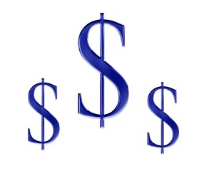 Obraz premium dollar, plastic