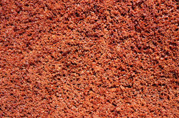 background porous loose dough baked brown cake