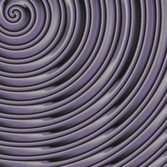Metal spiral generated texture