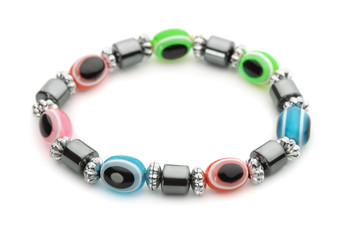 Colorful glass bracelet