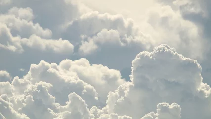 Photo sur Plexiglas Chambre à coucher ciel bleu et beaux nuages