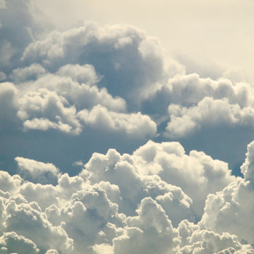 blue sky and beautiful clouds