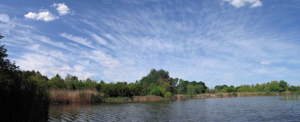 Lake in Serbia Panorama