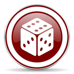 game red glossy web icon