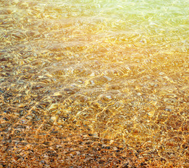 Clear sea water background
