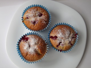 Muffins with berries