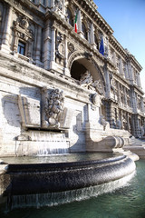 Fototapeta na wymiar Italian Palace of Justice in Rome, Italy
