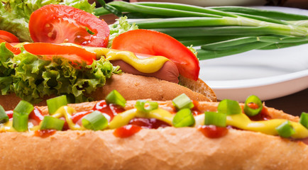 Delicious hot dog for the whole family 