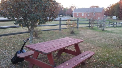Picnic bench