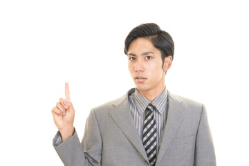 笑顔のビジネスマン