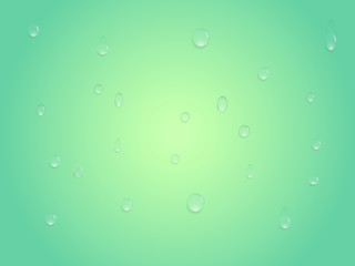 Fresh summer background with water drops