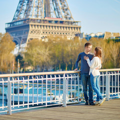 Romantic couple in Paris