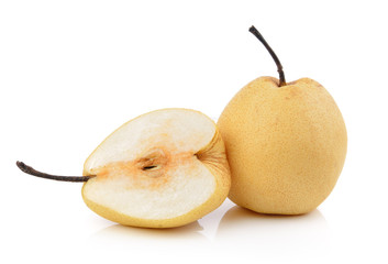 pear on white background