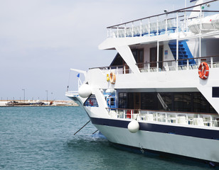 Port, Zakinthos, Greece island.
