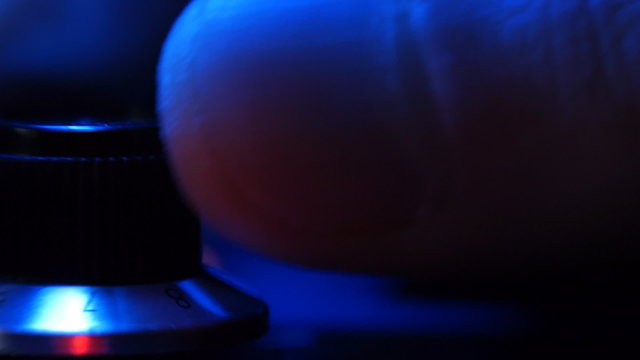 Rotating the control knob and operation from the joystick